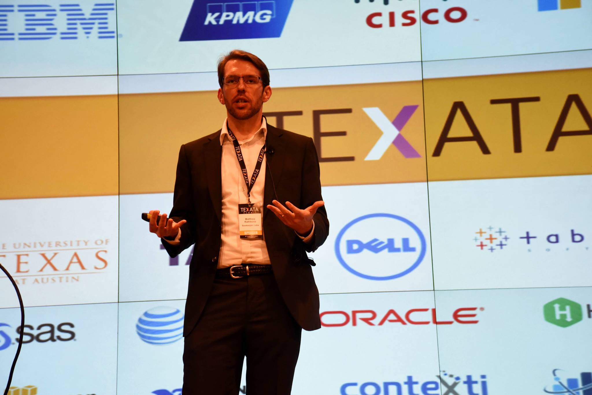 Matthew Rathbone presenting at Texata